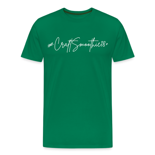 #CraftSmoothie18+ - Männer Premium T-Shirt - Kelly Green