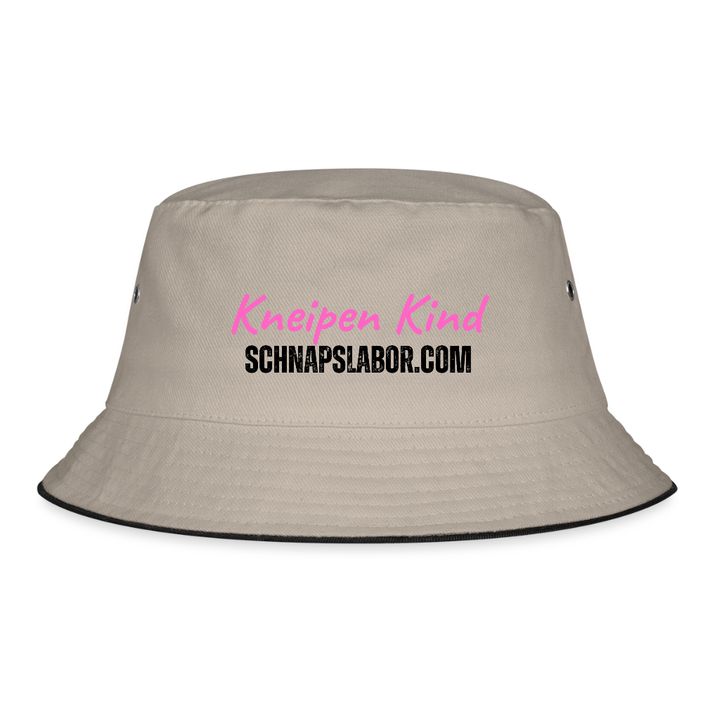 Kneipen Kind - Fischerhut - Khaki/Schwarz