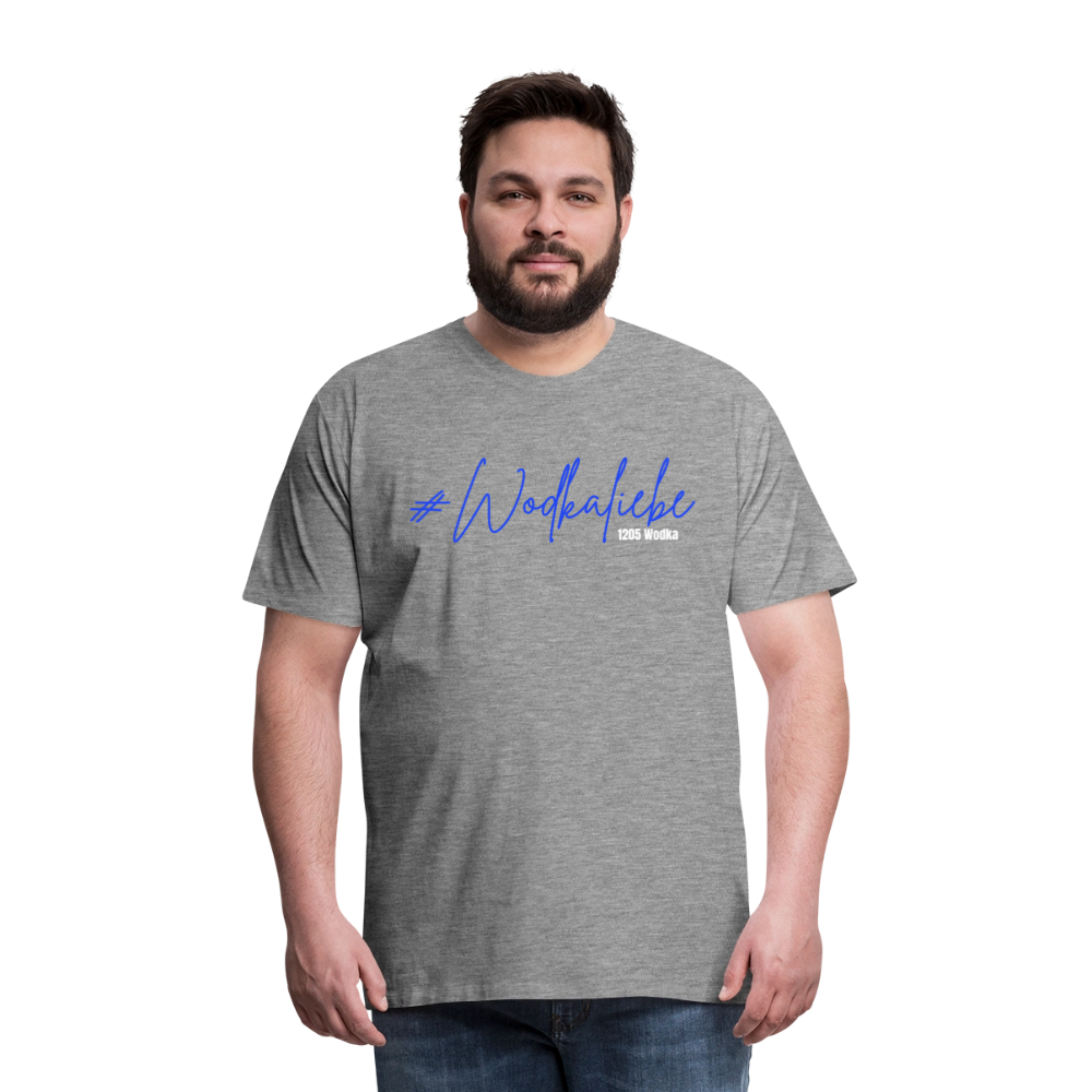 #Wodkaliebe 1205 - Männer Premium T-Shirt - Grau meliert