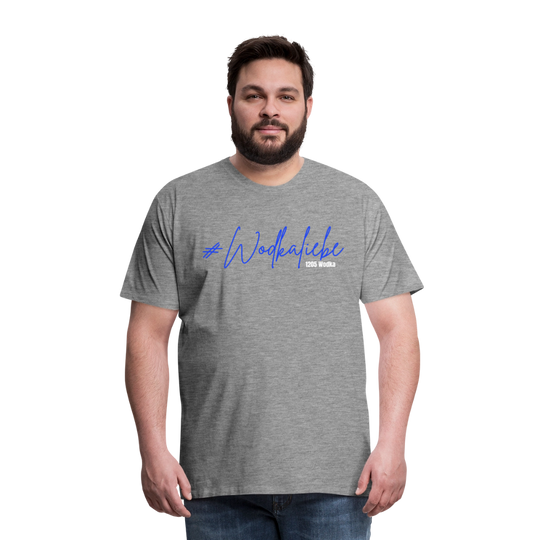 #Wodkaliebe 1205 - Männer Premium T-Shirt - Grau meliert