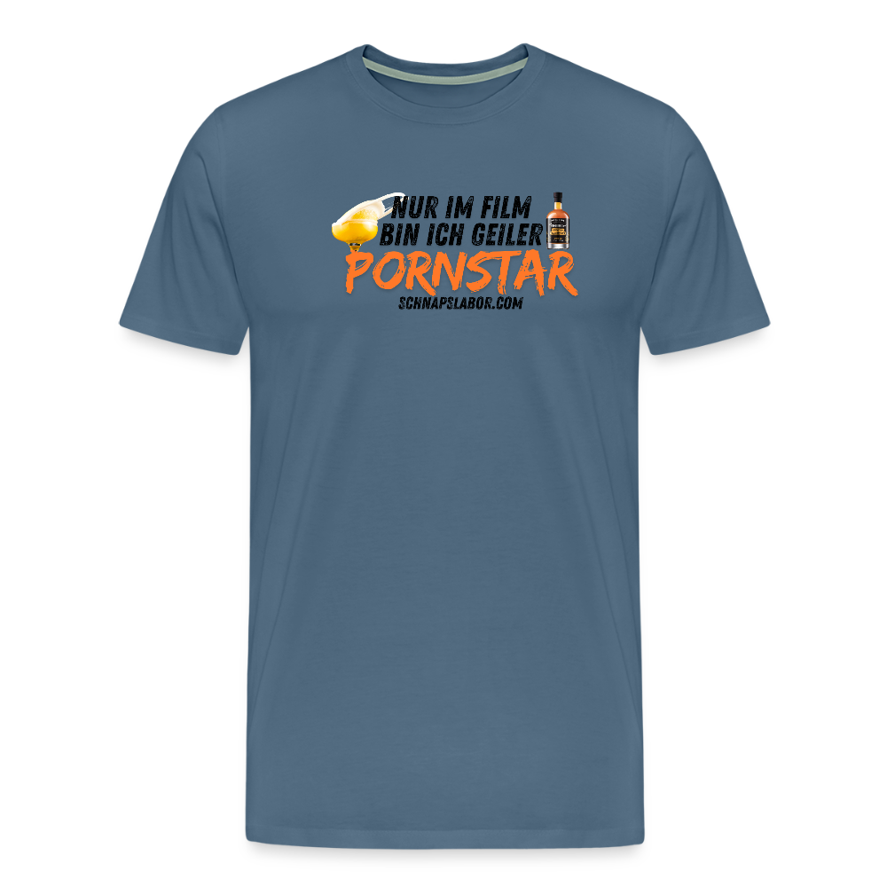 Männer Premium T-Shirt - Blaugrau