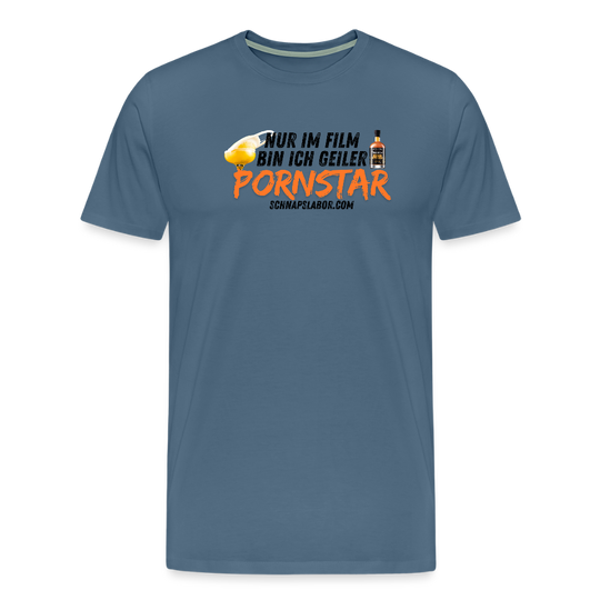 Männer Premium T-Shirt - Blaugrau