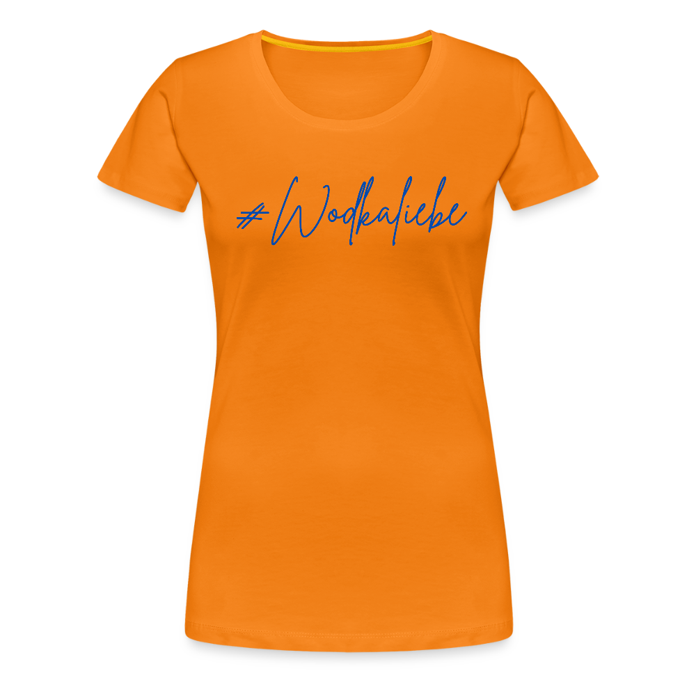 #Wodkaliebe - Frauen Premium T-Shirt - Orange