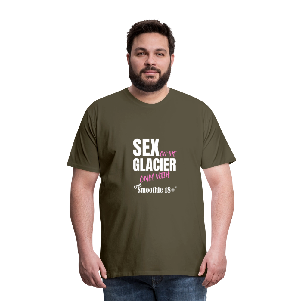 Sex on the Glacier - "Männer Premium T-Shirt" - Khaki