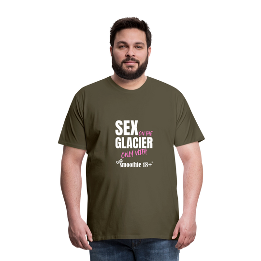 Sex on the Glacier - "Männer Premium T-Shirt" - Khaki