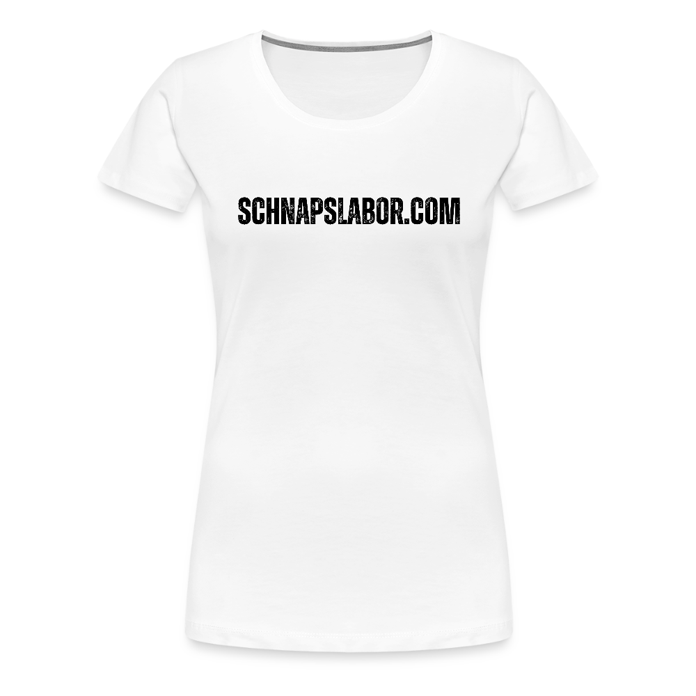 Schnapslabor - "Frauen Premium T-Shirt" - Weiß