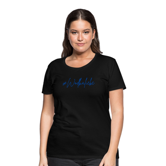 #Wodkaliebe - Frauen Premium T-Shirt - Schwarz