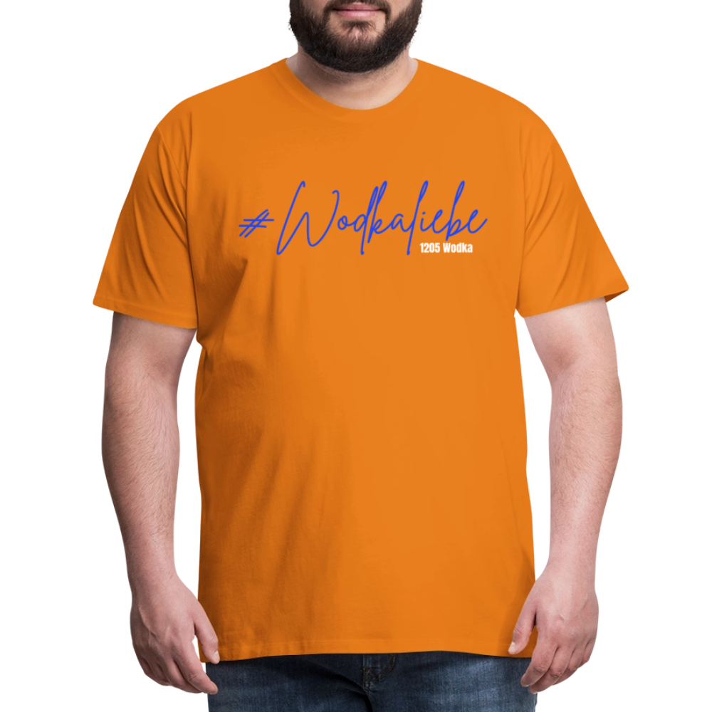 #Wodkaliebe 1205 - Männer Premium T-Shirt - Orange