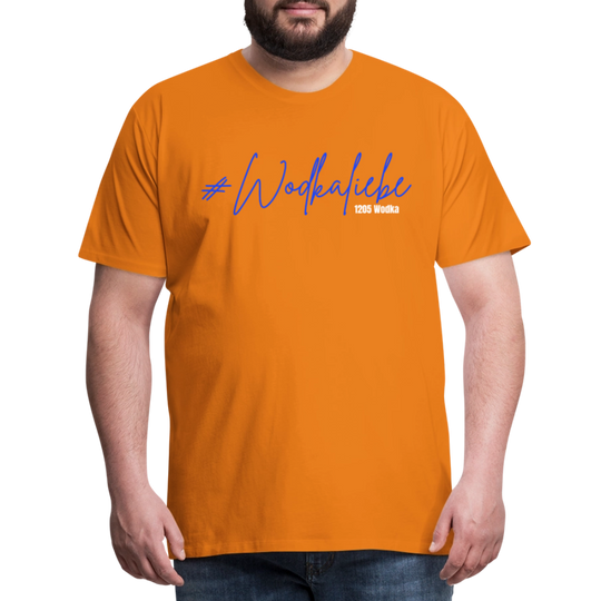 #Wodkaliebe 1205 - Männer Premium T-Shirt - Orange
