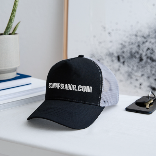 Schnapslabor - Trucker Cap - Schwarz/Steingrau