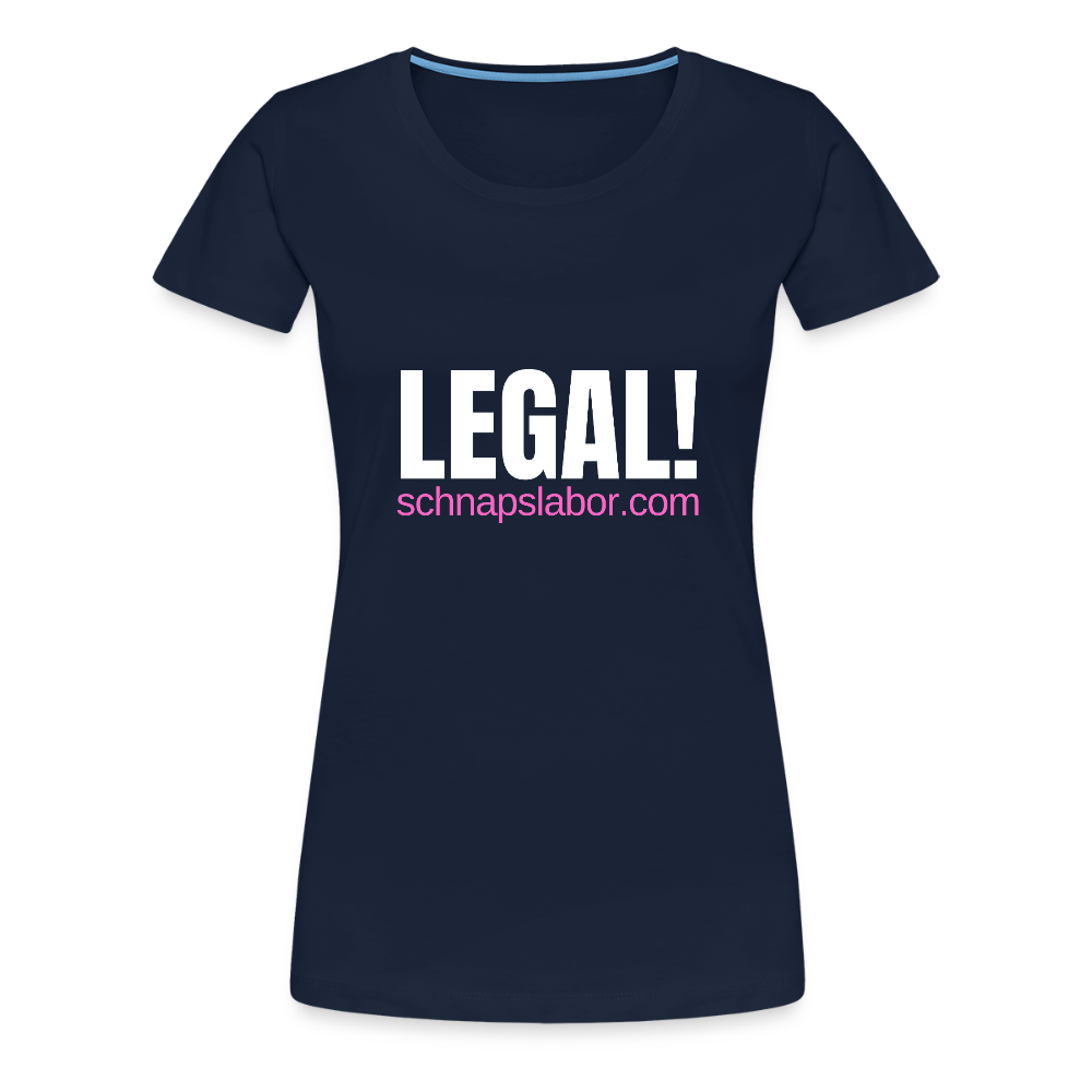 Legal - Frauen Premium T-Shirt - Navy