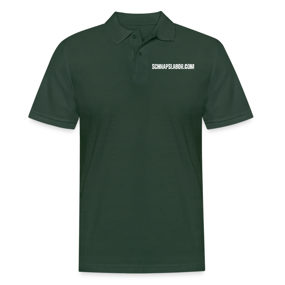 Schnapslabor - Männer Poloshirt - Tannengrün