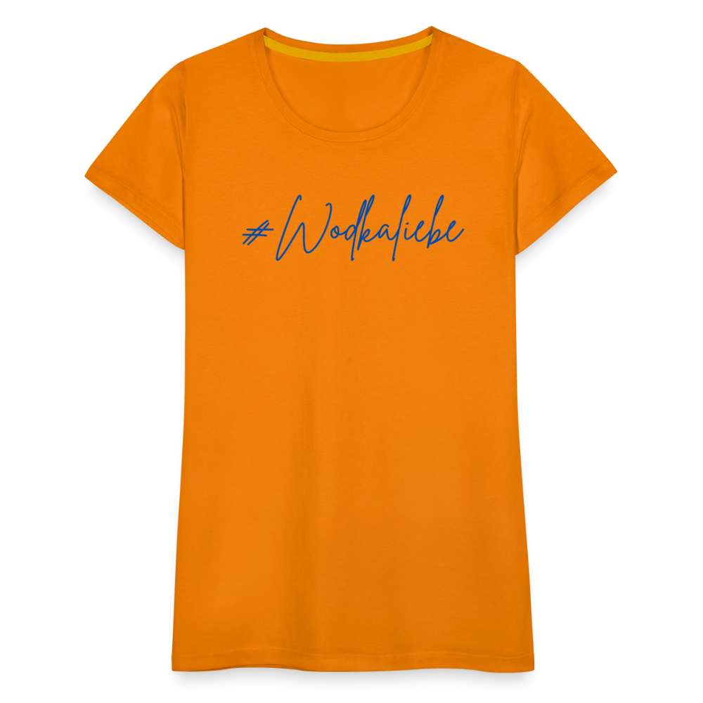 #Wodkaliebe - Frauen Premium T-Shirt - Orange