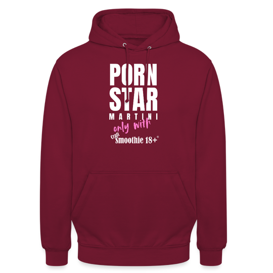 Pornstar Hoodie - "Unisex" - Bordeaux