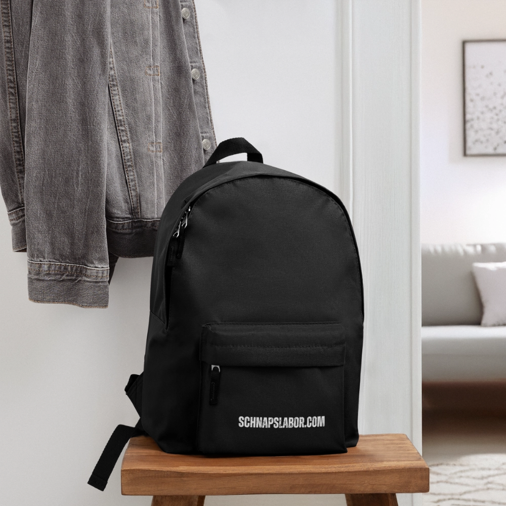 Schnapslabor - Recycelte Kulturtasche - Schwarz