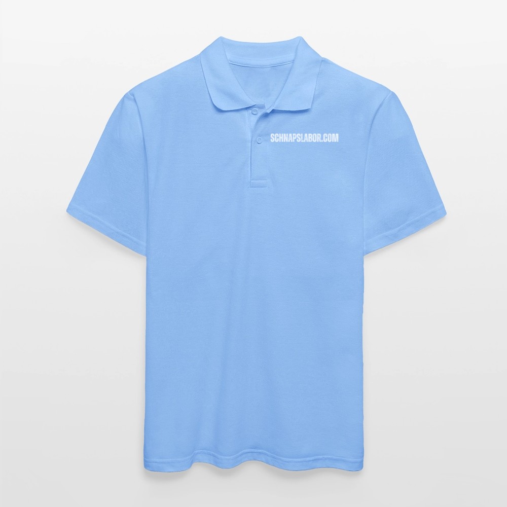 Schnapslabor - Männer Poloshirt - Himmelblau