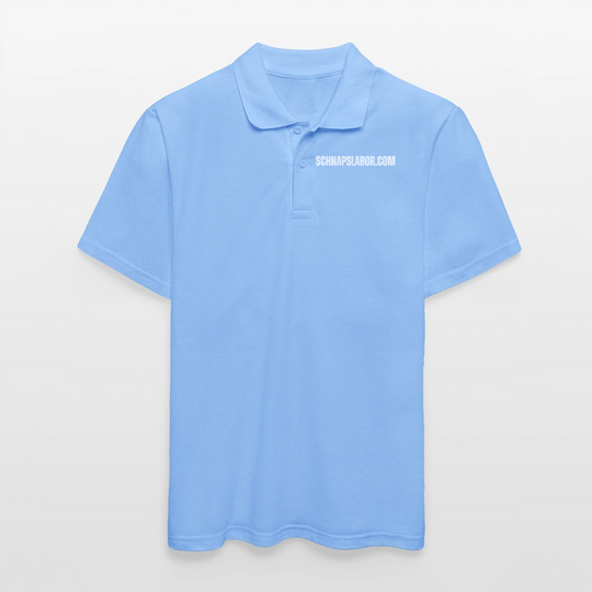 Schnapslabor - Männer Poloshirt - Himmelblau