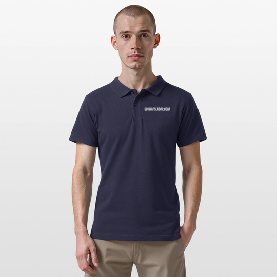 Schnapslabor - Männer Poloshirt - Navy