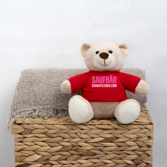 Saufbär - Teddy - Rot