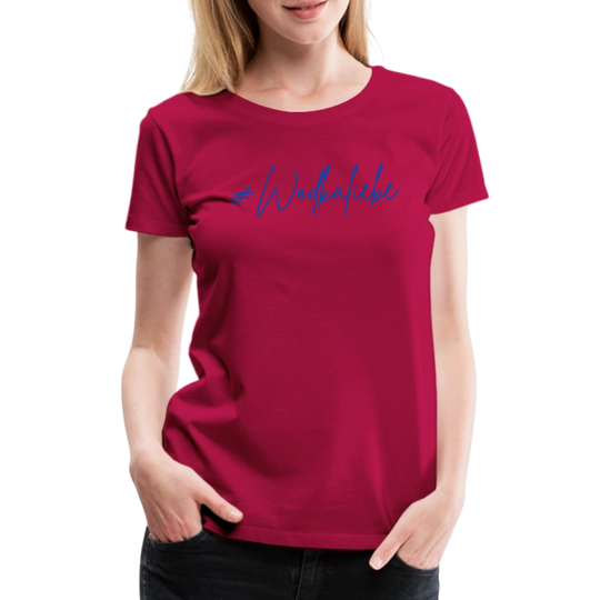 #Wodkaliebe - Frauen Premium T-Shirt - dunkles Pink
