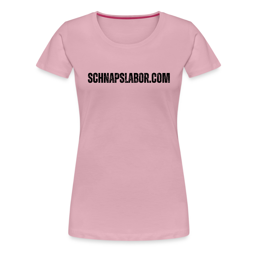 Schnapslabor - "Frauen Premium T-Shirt" - Hellrosa