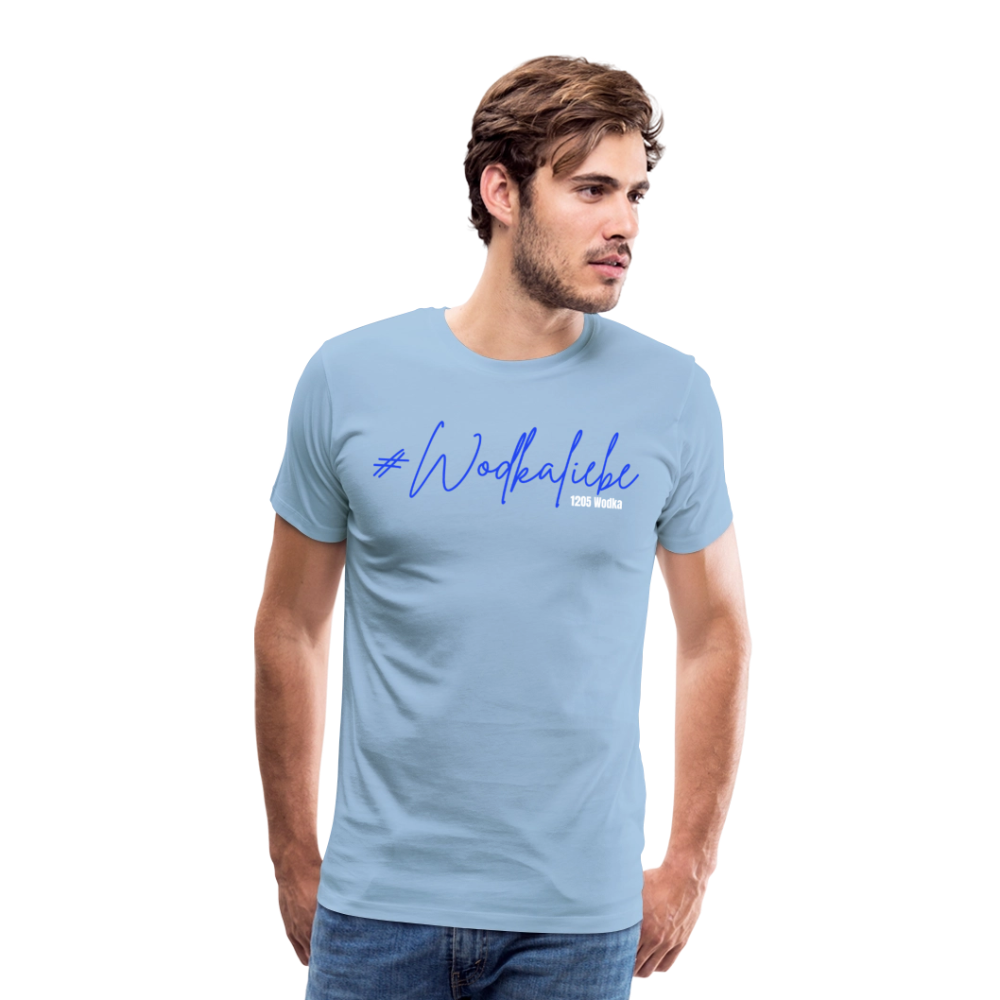 #Wodkaliebe 1205 - Männer Premium T-Shirt - Sky