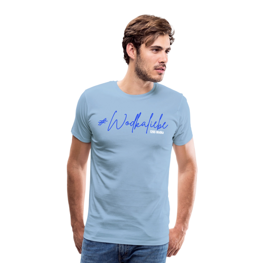 #Wodkaliebe 1205 - Männer Premium T-Shirt - Sky