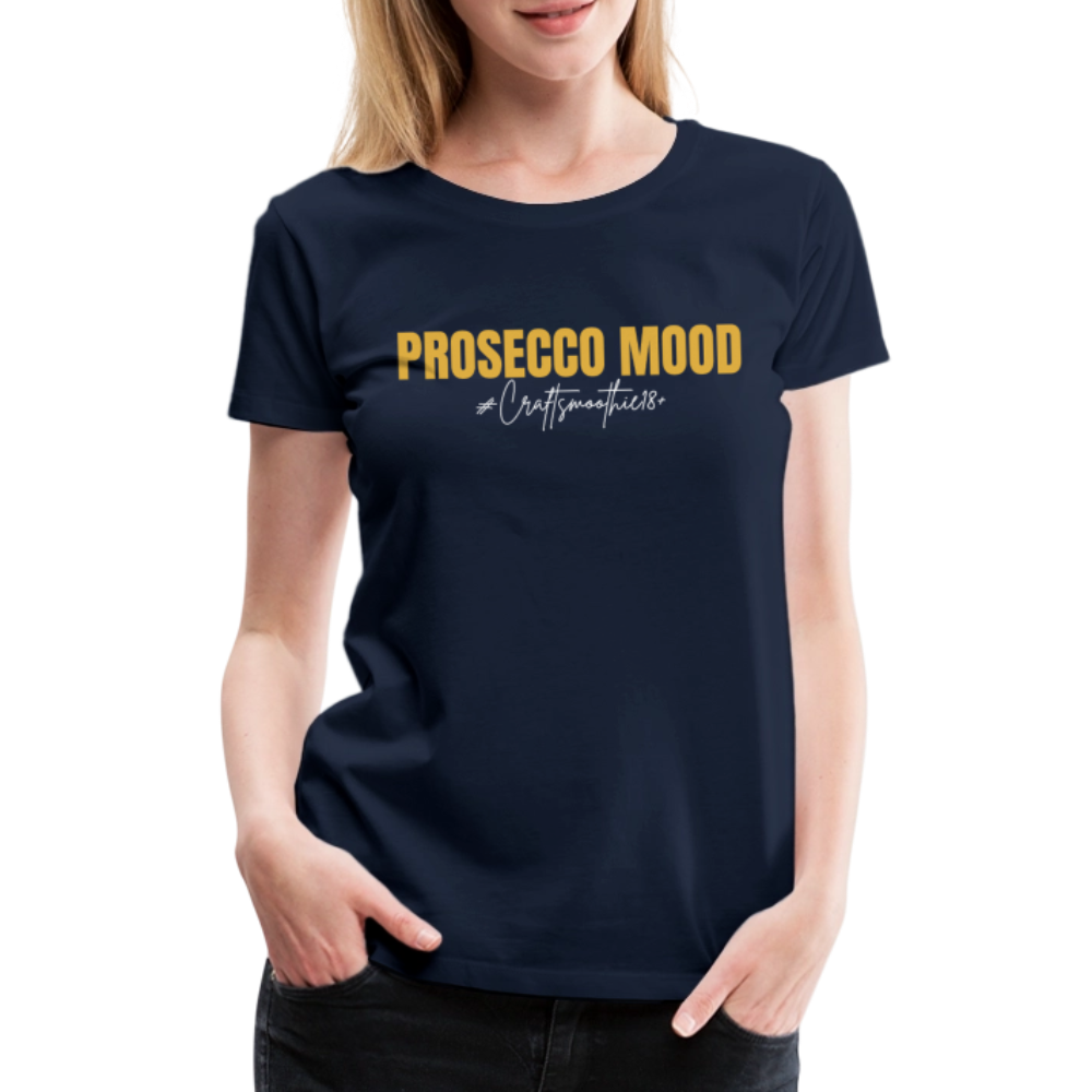 Prosecco Mood - Frauen Premium T-Shirt - Navy