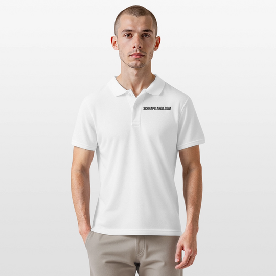 Schnapslabor - Männer Poloshirt - Weiß