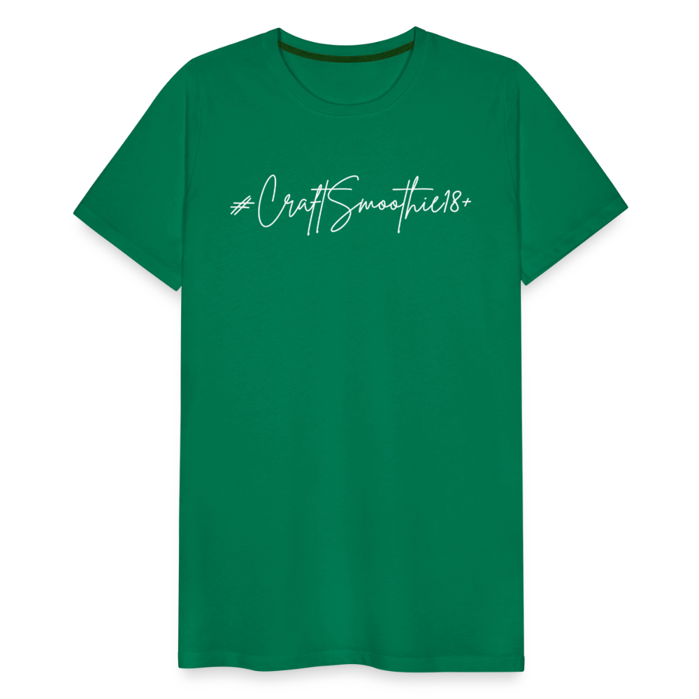 #CraftSmoothie18+ - Männer Premium T-Shirt - Kelly Green