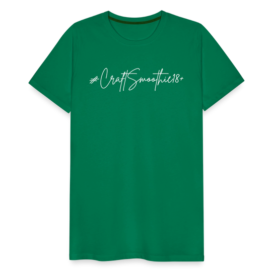 #CraftSmoothie18+ - Männer Premium T-Shirt - Kelly Green