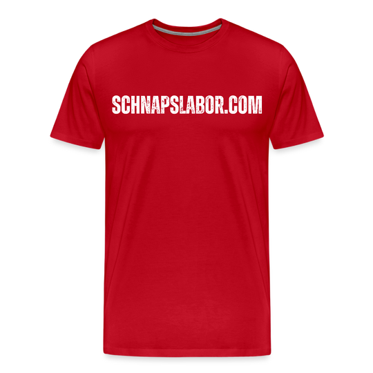 Schnapslabor - Männer Premium T-Shirt - Rot