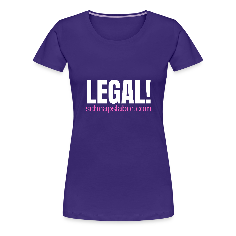 Legal - Frauen Premium T-Shirt - Lila