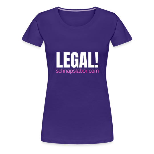 Legal - Frauen Premium T-Shirt - Lila