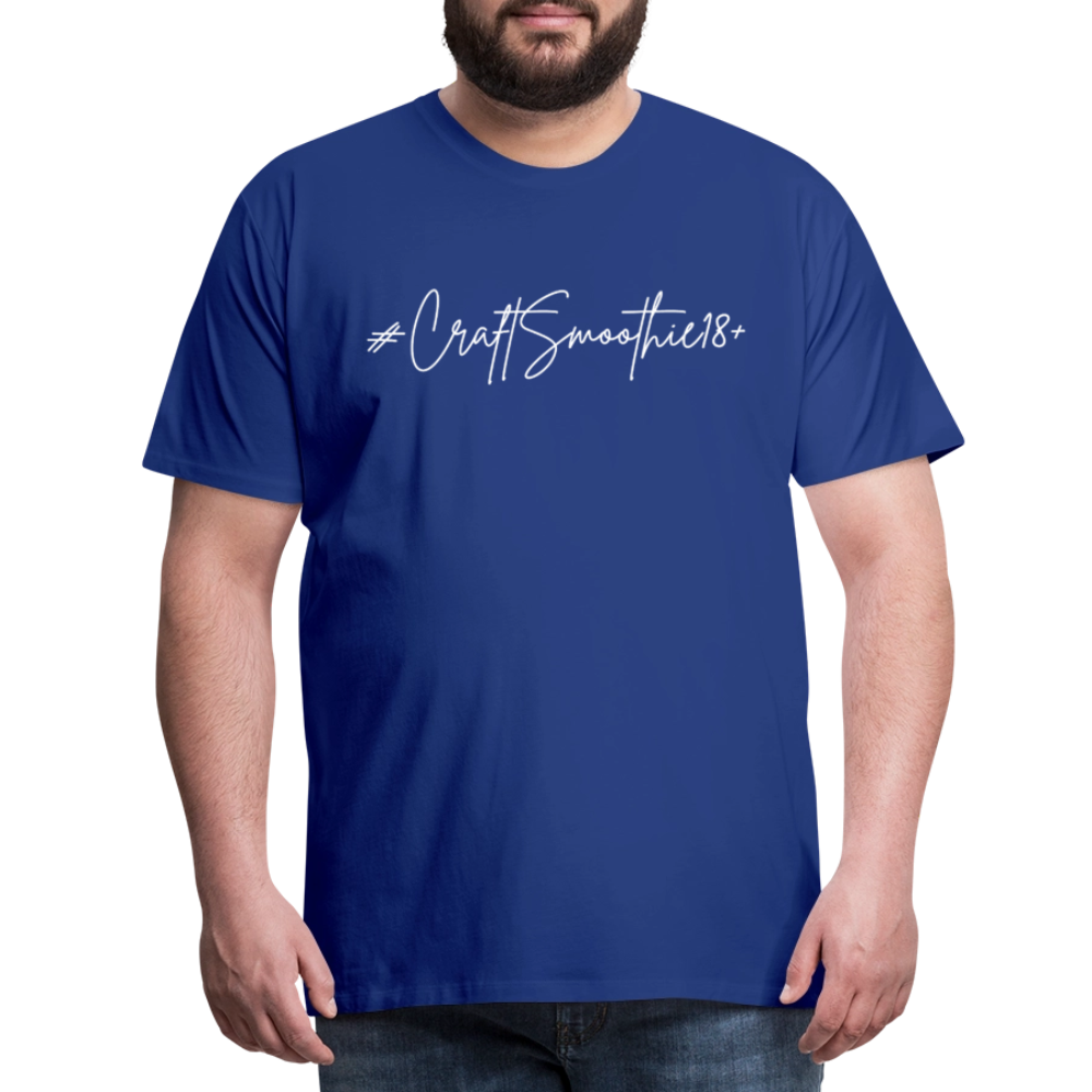#CraftSmoothie18+ - Männer Premium T-Shirt - Königsblau