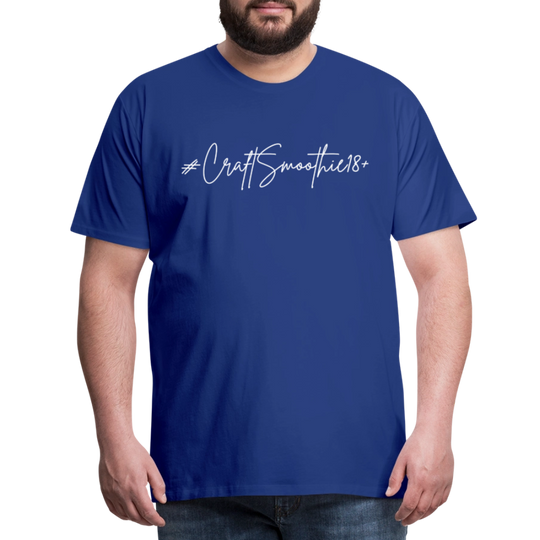 #CraftSmoothie18+ - Männer Premium T-Shirt - Königsblau