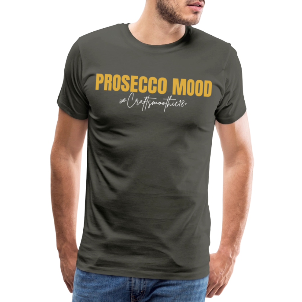 Prosecco Mood - Männer Premium T-Shirt - Asphalt