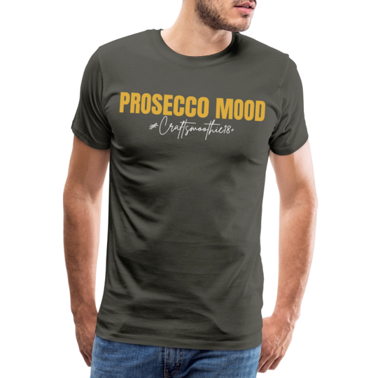 Prosecco Mood - Männer Premium T-Shirt - Asphalt