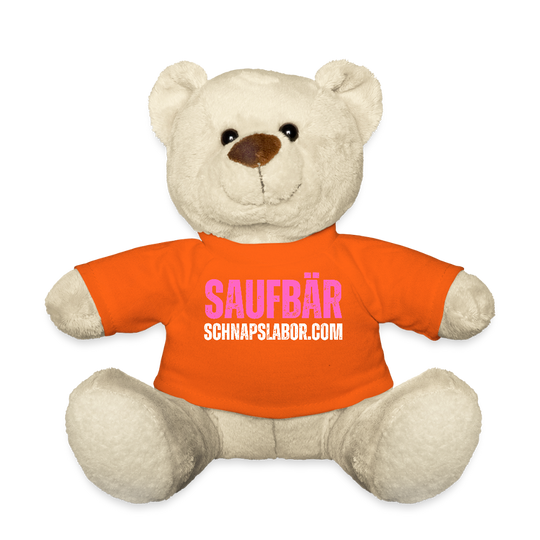 Saufbär - Teddy - Goldorange