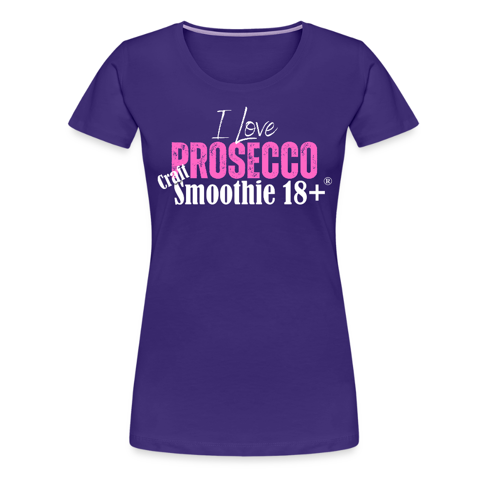 I love Prosecco - Frauen Premium T-Shirt - Lila