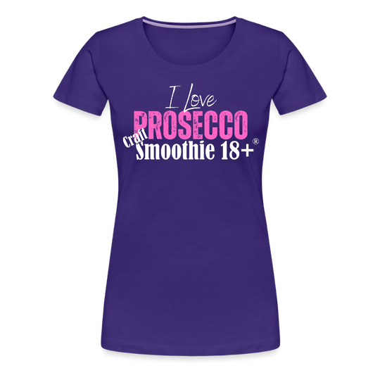 I love Prosecco - Frauen Premium T-Shirt - Lila