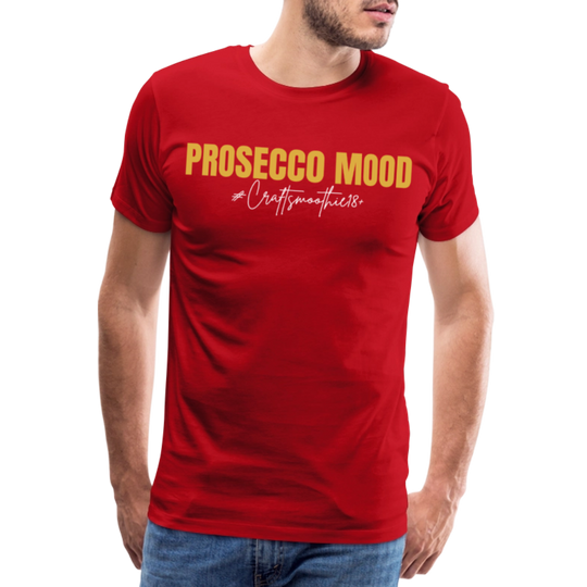 Prosecco Mood - Männer Premium T-Shirt - Rot