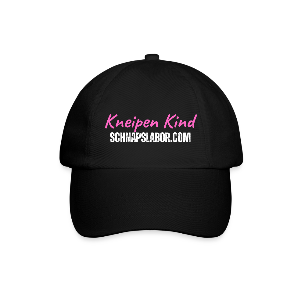 Kneipen Kind - Baseballkappe - Schwarz/Schwarz