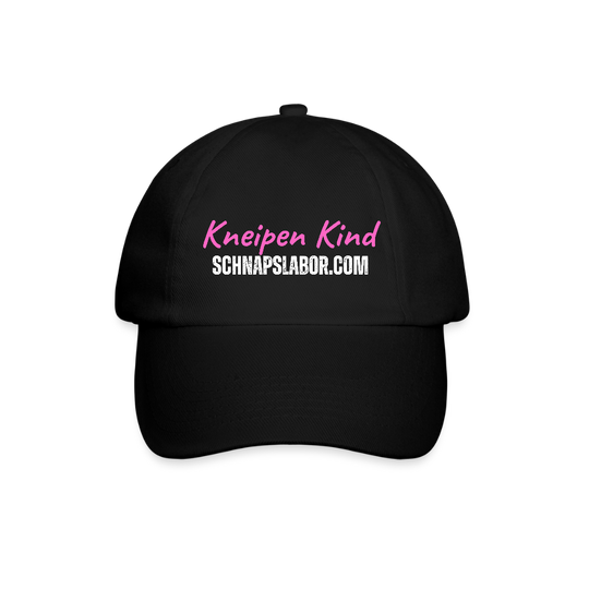 Kneipen Kind - Baseballkappe - Schwarz/Schwarz