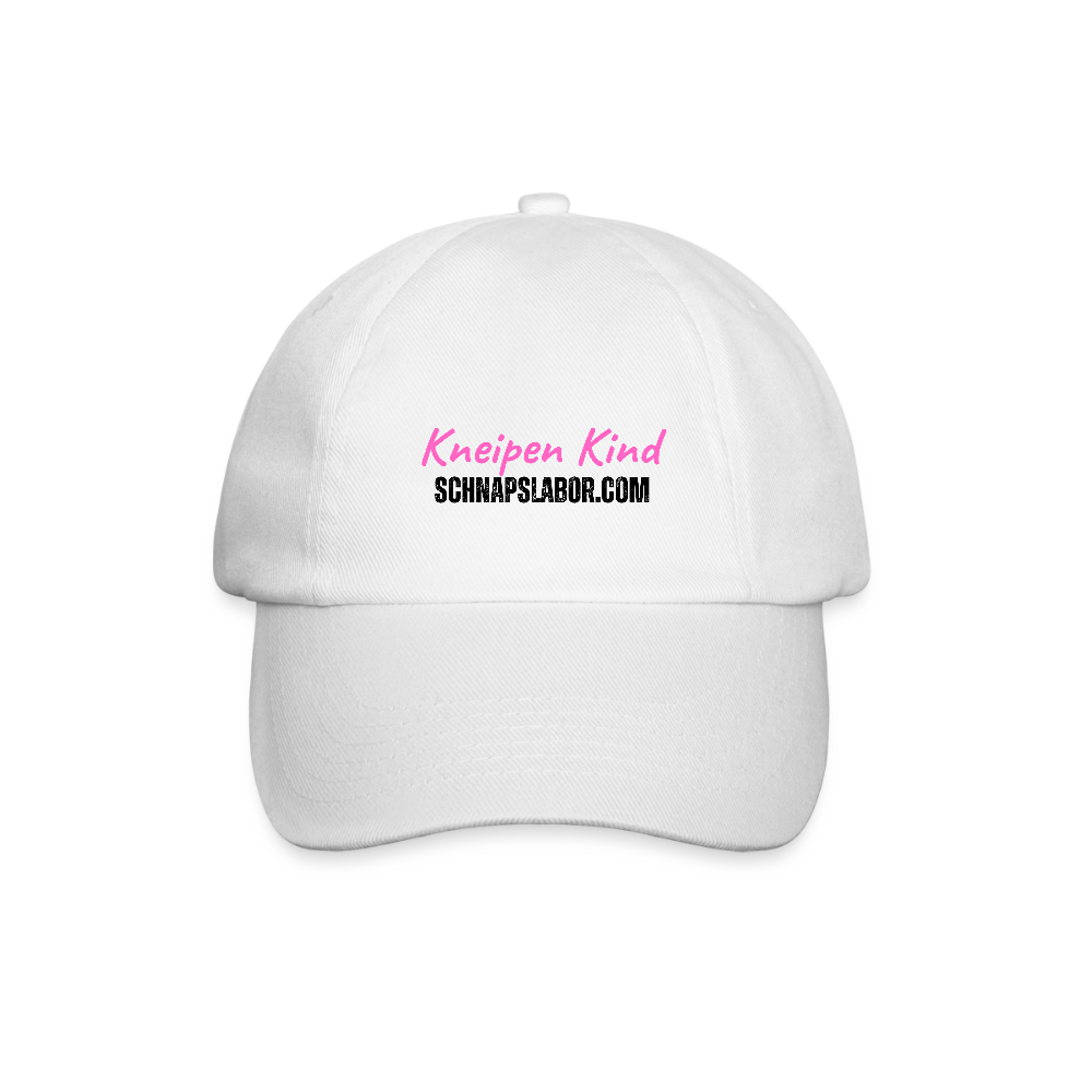 Kneipen Kind - Baseballkappe - Weiß/Weiß