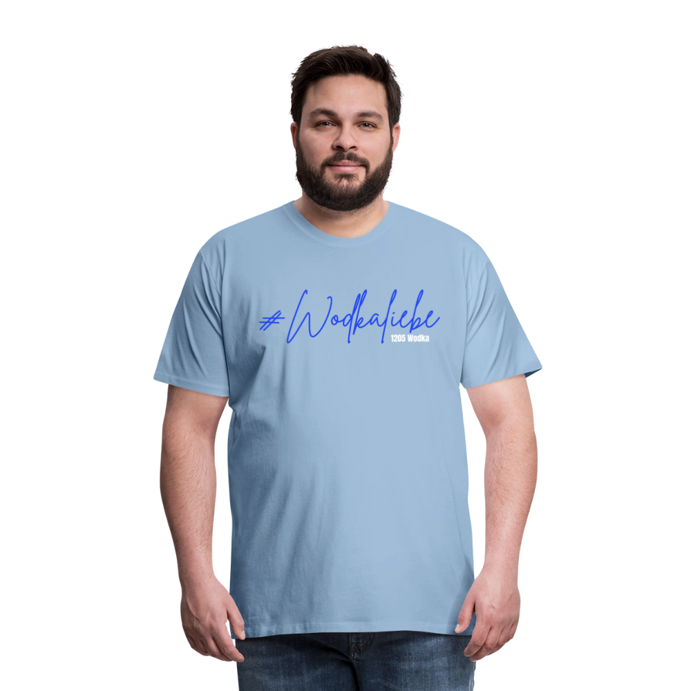 #Wodkaliebe 1205 - Männer Premium T-Shirt - Sky