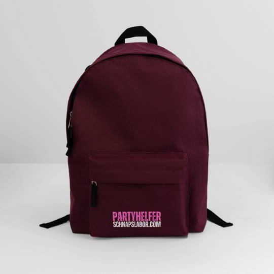 Partyhelfer - Rucksack - Burgunderrot