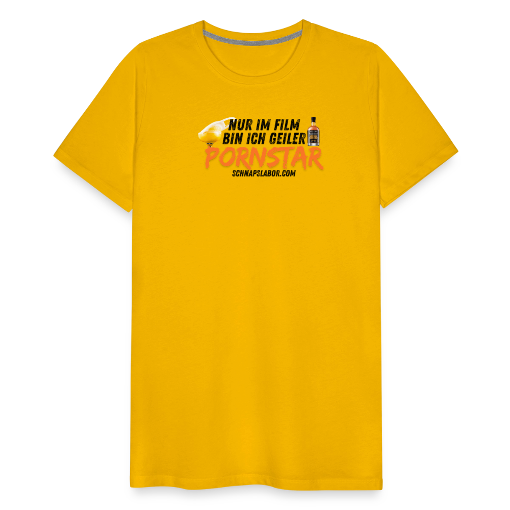 Männer Premium T-Shirt - Sonnengelb