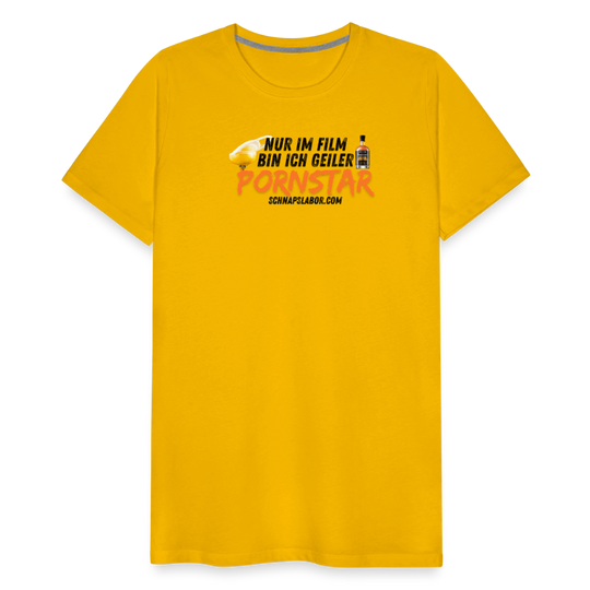 Männer Premium T-Shirt - Sonnengelb