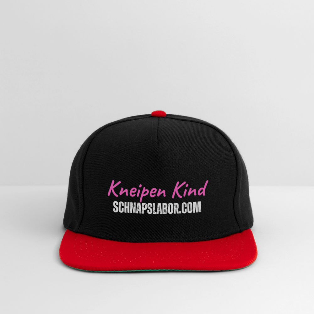 Kneipen Kind - Snapback Cap - Schwarz/Rot